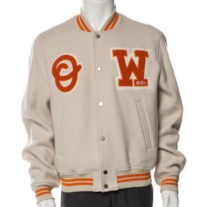 Off-White Wool Varsity Jacket